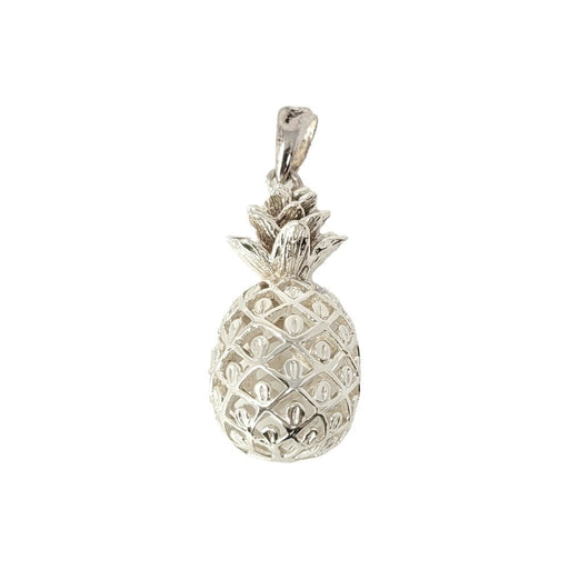 Sterling Silver Hawaiian Pineapple Pendant - Jewelry - Leilanis Attic