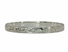Sterling Silver Plumeria Scroll Straight Edge Bangle, 6mm - Jewelry - Leilanis Attic