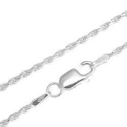 Sterling Silver Rope Chain, 2.5mm - Jewelry - Leilanis Attic