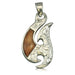 Sterling Silver with Koa Wood Fish Hook Pendant - Jewelry - Leilanis Attic