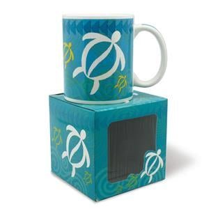 "Swirling Honu" 10oz Coffee Mug - Mug - Leilanis Attic