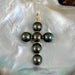 Tahitian Black Pearl Cross - Pendant - Leilanis Attic