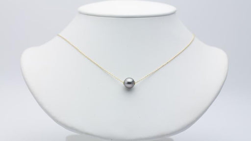 Tahitian Black Pearl Floater Necklace - Necklace - Leilanis Attic