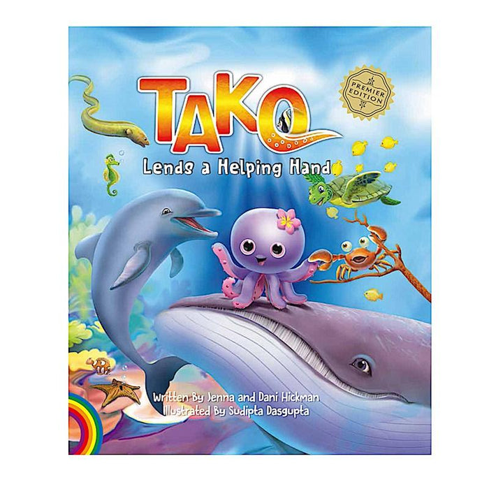 "Tako Lends a Helping Hand" Children's Book (Hardcover) - Book - Leilanis Attic