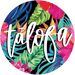 Talofa Floral Circle Sticker - sticker - Leilanis Attic