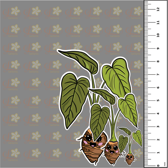 Taro Plant Sticker - sticker - Leilanis Attic
