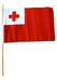 Tonga 12x18in Stick Flag - Flag - Leilanis Attic
