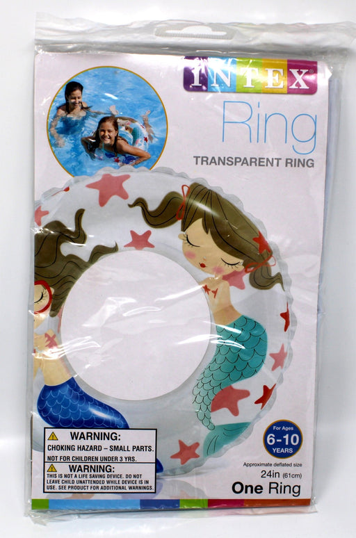 Transparent Ring Pool Floatie, Mermaid - Pool Toy - Leilanis Attic