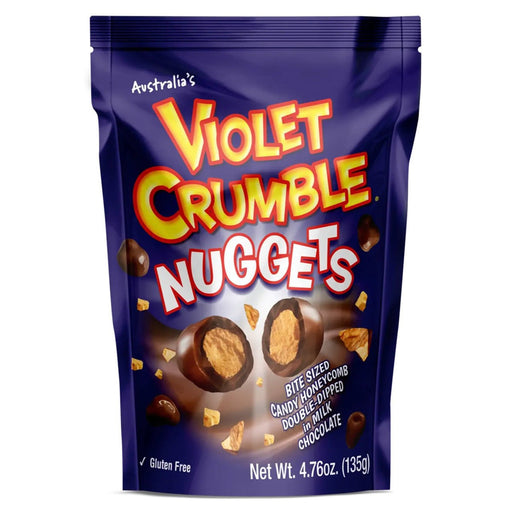 Violet Crumble Milk Chocolate Nuggets 4.76oz Pouch - Food - Leilanis Attic
