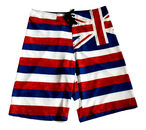 Wailoa “Hawaiian Flag” Boys Board Short - Board Shorts - Boys - Leilanis Attic
