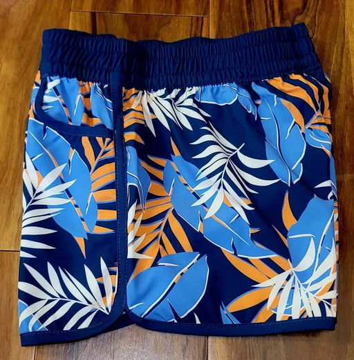Wailoa “Navy Floral” Lady Stretch Volley Shorts - Board Shorts - womens - Leilanis Attic