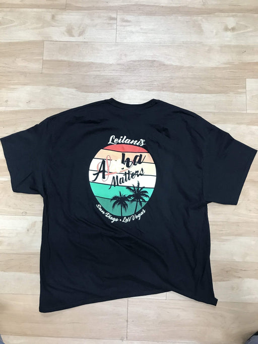 Womens “Aloha Matters” T-shirt (Black) - T-Shirt - Womens - Leilanis Attic