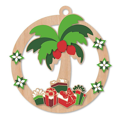 Wooden Ornament, Palm Tree - Ornament - Leilanis Attic