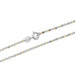 Yellow and Silver 2 Tones Bead Chain Necklace, Sterling Silver - Jewelry - Leilanis Attic