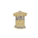 Ky's International Aloha Shirt - Boys Set 2 / Yellow KY's Boys Hawaiian Cabana Set, Vintage Hibiscus