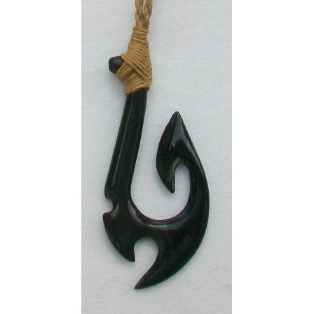 Buffalo Horn Hook Necklace - Jewelry