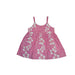 Ky's International Aloha Dress - Girls 6M / Pink KY's Girls Bungee Aloha Dress, White Hibiscus Panel