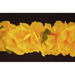 J & L Trading House Lei - Silk Golden Yellow Flower Lei with Leaves