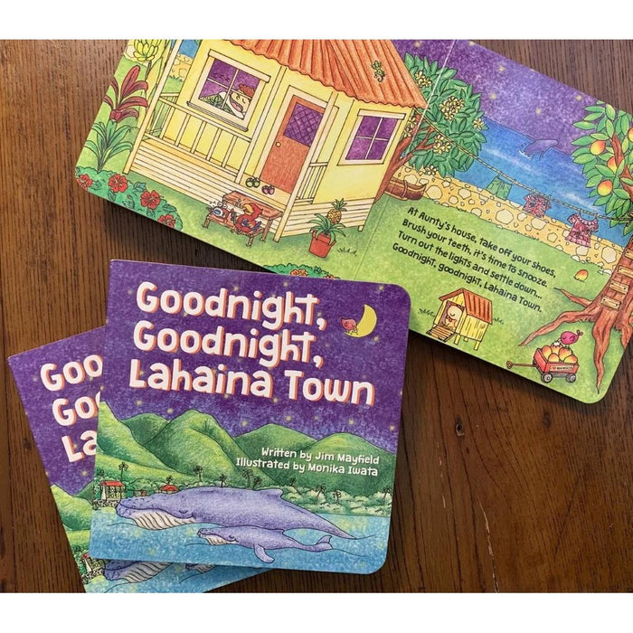 Hautree Books Book Goodnight, Goodnight, Lahaina Town - Board Book