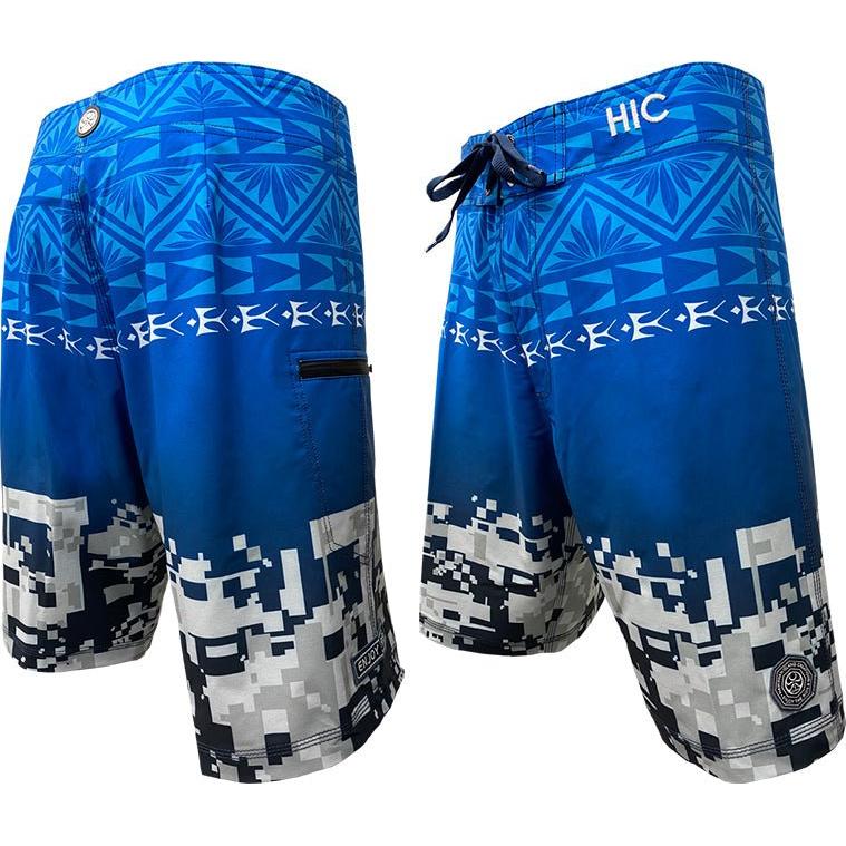 HIC Mens Boardshorts, Digital Coast