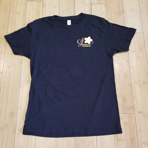 Leilanis Attic T-Shirt - Mens 2XL Leilanis "Wake up With Aloha" Unisex Black T-Shirt, 2XL