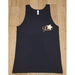 Leilanis Attic Tank - Mens "Spreading Aloha" Unisex Jersey Black Tank Top