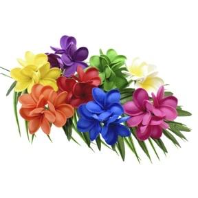DK Hawaiian Collection Hair Accessories Triple Plumeria Flower Hair Stick
