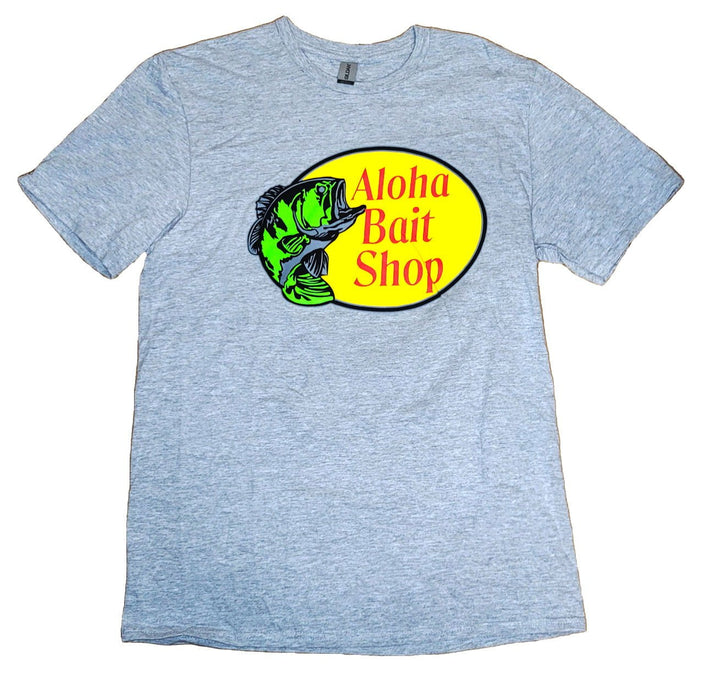 Aloha Bait Shop, Grey, Men's T-Shirt — Leilanis Attic
