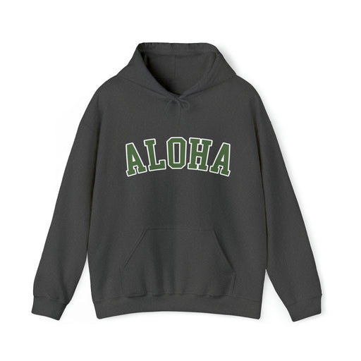 Aloha Collegiate Green Unisex - Hoodie - Leilanis Attic