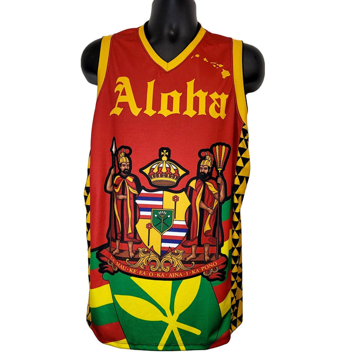 Aloha Royal Seal Sublimated Basketball Jersey Hawaii - Leilanis Attic