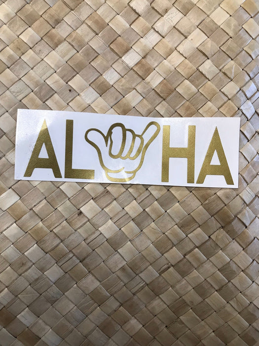 Aloha Shaka sticker - Leilanis Attic
