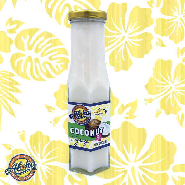 Aloha Specialties Coconut Syrup, 11oz - Leilanis Attic
