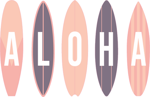 Aloha Surfboards - Sticker - Leilanis Attic