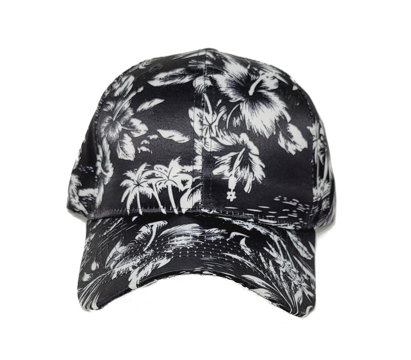 Black Hat with “White Floral” - Leilanis Attic