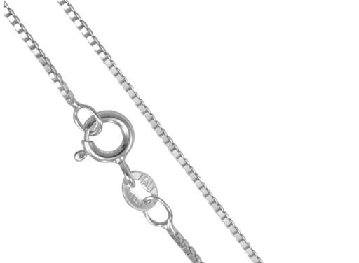 Box Chain Necklace, Sterling Silver - Leilanis Attic
