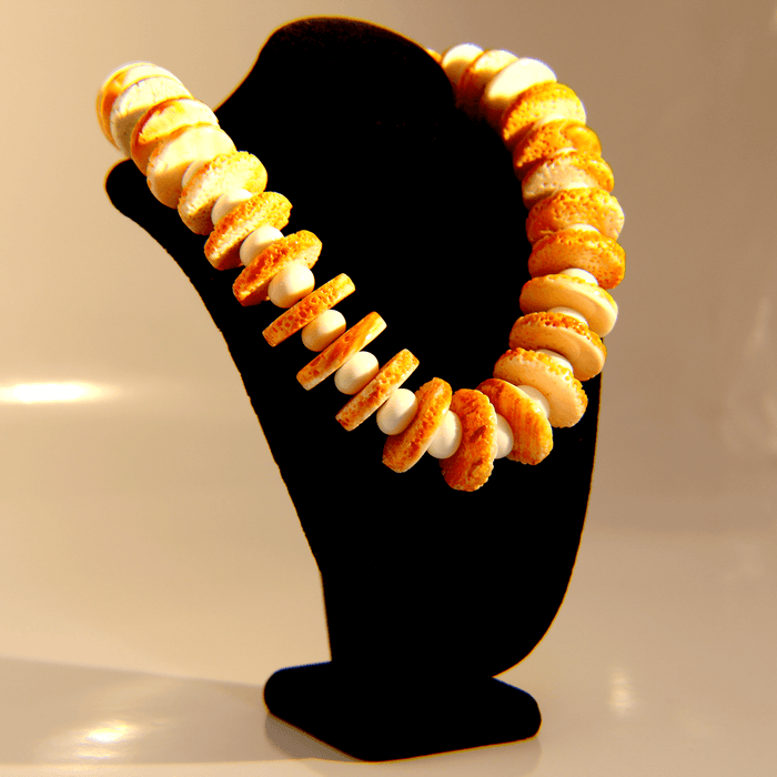 Chamorro Coral Beaded Necklace - Leilanis Attic