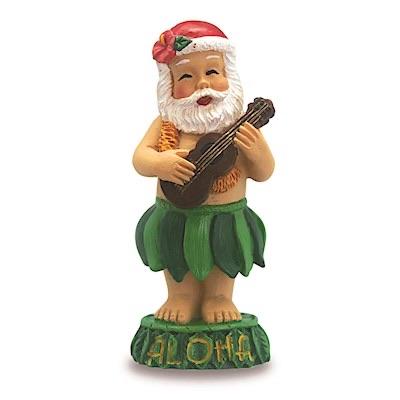 Christmas Ornament, "Aloha Santa" - Leilanis Attic