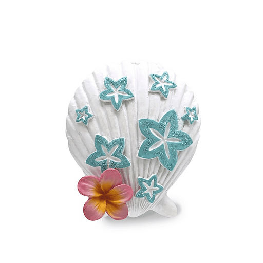 Christmas Ornament "Plumeria Seashell" - Leilanis Attic