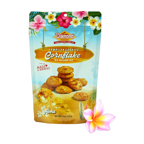 Diamond Bakery Hawaiian Cookies Cornflake 4.5oz - Leilanis Attic