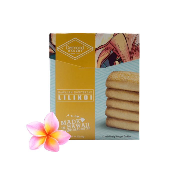 Diamond Bakery Shortbread Lilikoi Cookies 4.4oz - Leilanis Attic