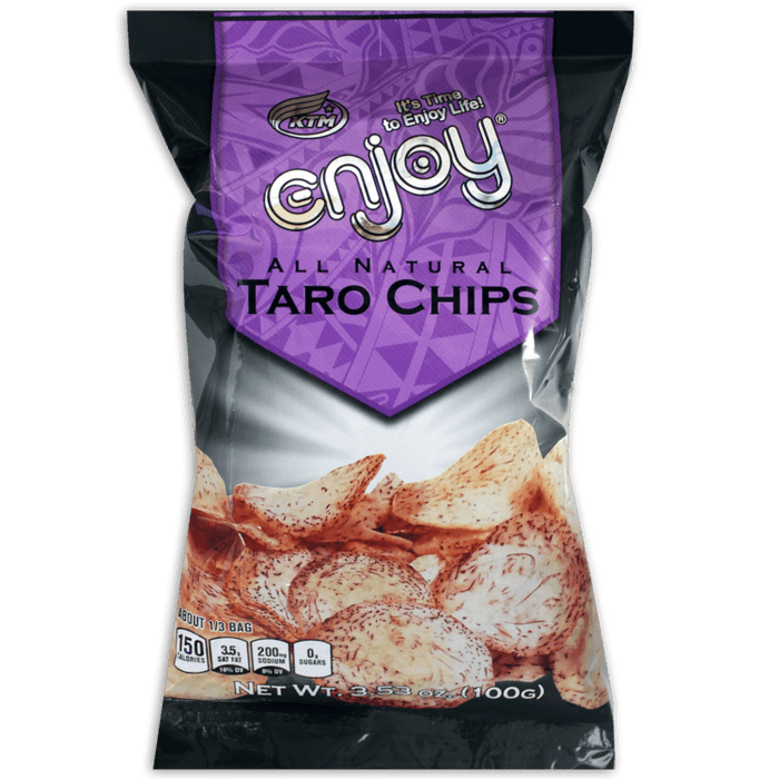 Enjoy Brand - All Natural Taro Chips 3.53oz - Leilanis Attic