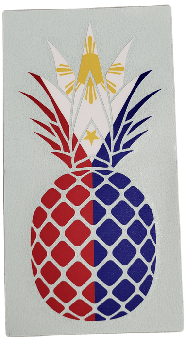 Leilanis Attic Sticker Medium - 6" Filipino Pineapple Sticker