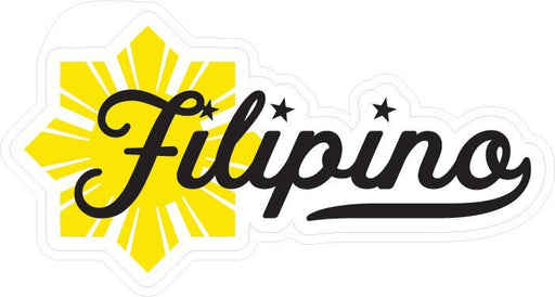 Leilanis Attic Filipino Script Star Sticker