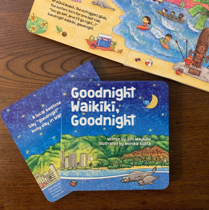 Goodnight Waikiki, Goodnight - Board Book - Leilanis Attic
