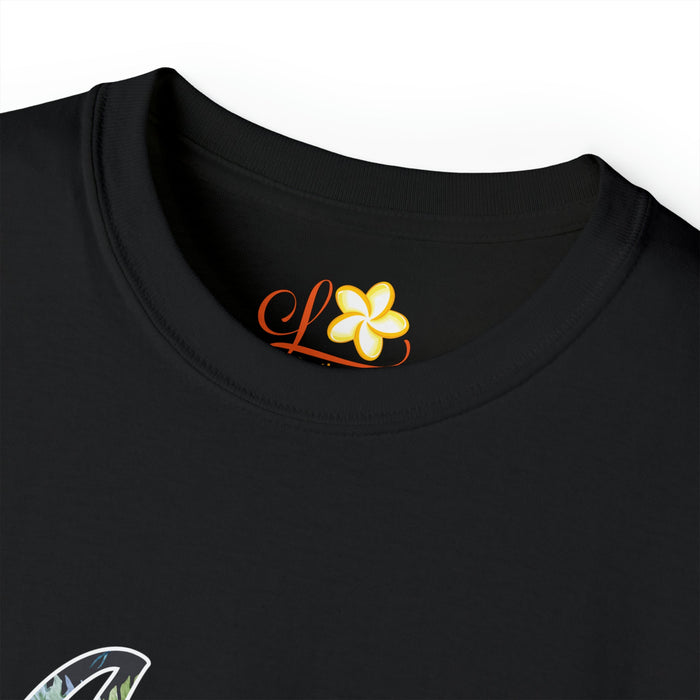 Guam Black Floral T-Shirt - Unisex - Leilanis Attic