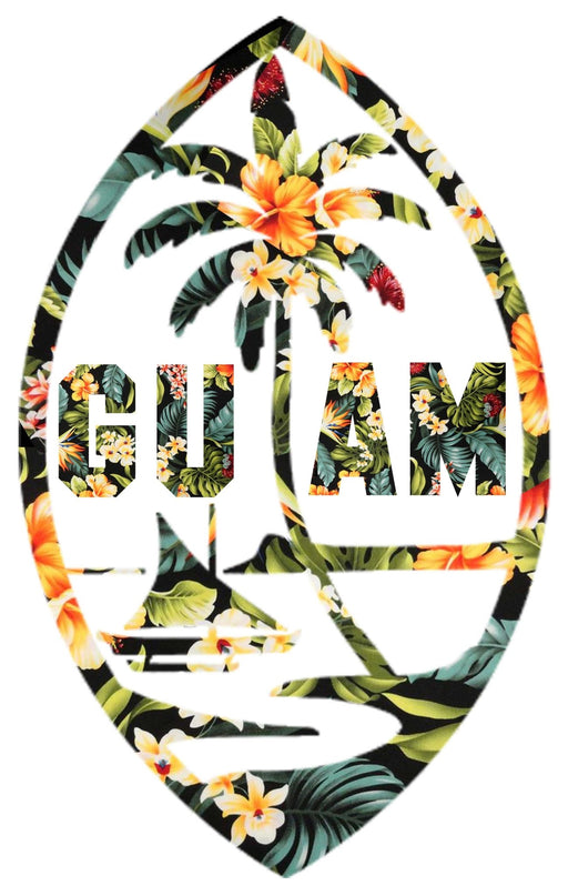 Guam Floral Sticker - Leilanis Attic