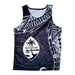 Guam Tribal Sublimated Black and Gray Tank Top - Leilanis Attic