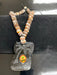 Hand Carved Carabao Horn Latte Stone Necklace - Leilanis Attic