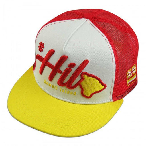 Hashtag Hilo Red Meshback Hat - Leilanis Attic