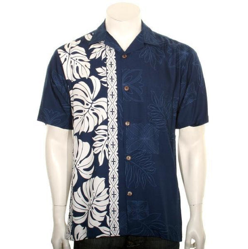 Hattie Mens “Prince Kuhio” Aloha Shirt (Navy/White) - Leilanis Attic
